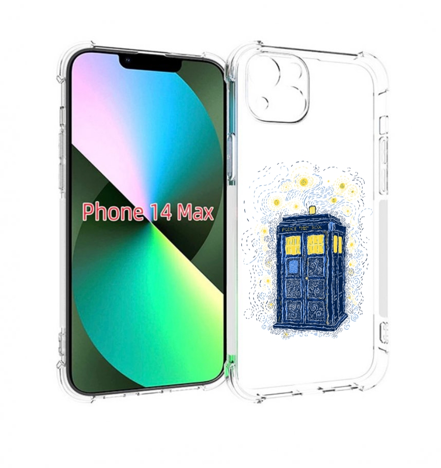 

Чехол MyPads будка рисунок для iPhone 14 Plus (6.7), Прозрачный, Tocco