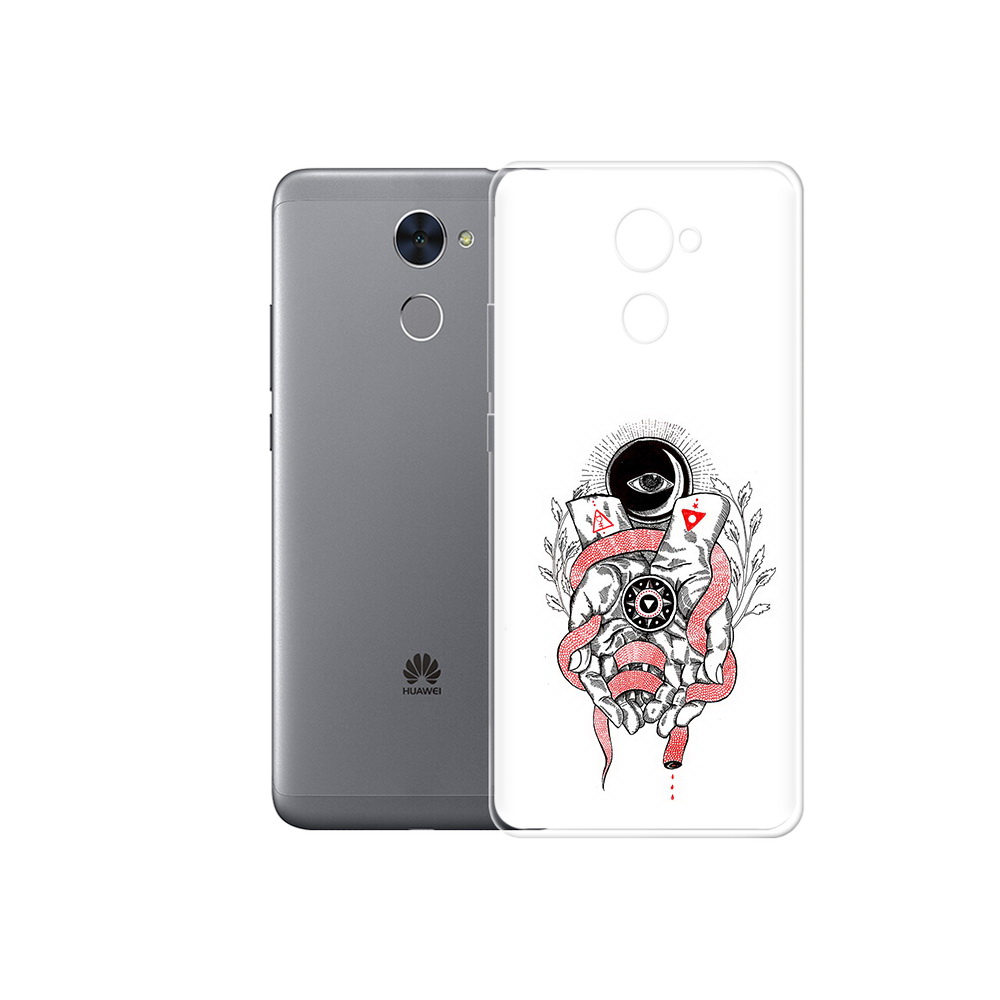 

Чехол MyPads Tocco для Huawei Enjoy 7 Plus абстрация связанные руки (PT74186.70.213), Прозрачный, Tocco