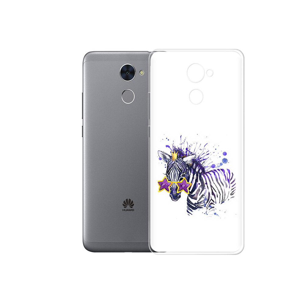 Чехол MyPads Tocco для Huawei Enjoy 7 Plus акварельная зебра (PT74186.70.215)
