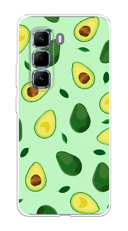 

Чехол на Infinix Hot 50 Pro "Blue avocado", Коричневый;зеленый, 3106950-1