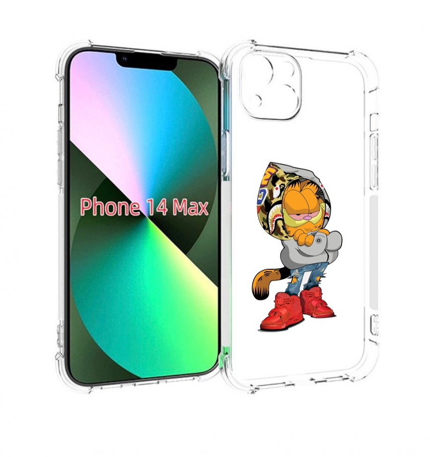 

Чехол MyPads модный-котяра детский для iPhone 14 Plus (6.7), Прозрачный, Tocco