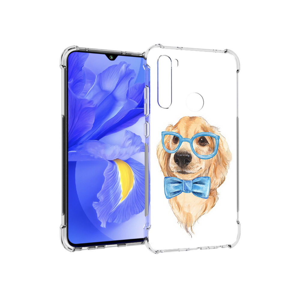 

Чехол MyPads Tocco для Xiaomi Redmi Note 8T Собака интеллигент (PT140720.278.159), Прозрачный, Tocco