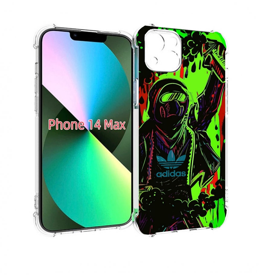

Чехол MyPads мужчина в красках адидас для iPhone 14 Plus (6.7), Прозрачный, Tocco