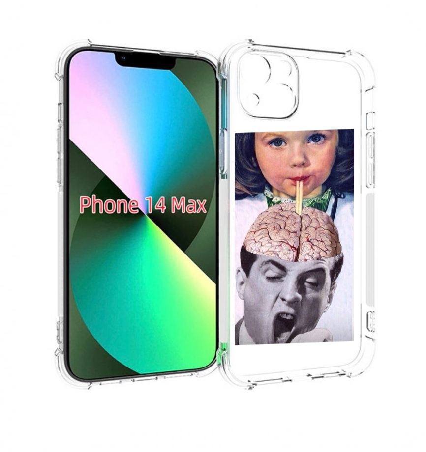 

Чехол MyPads на-здоровье для iPhone 14 Plus (6.7), Прозрачный, Tocco