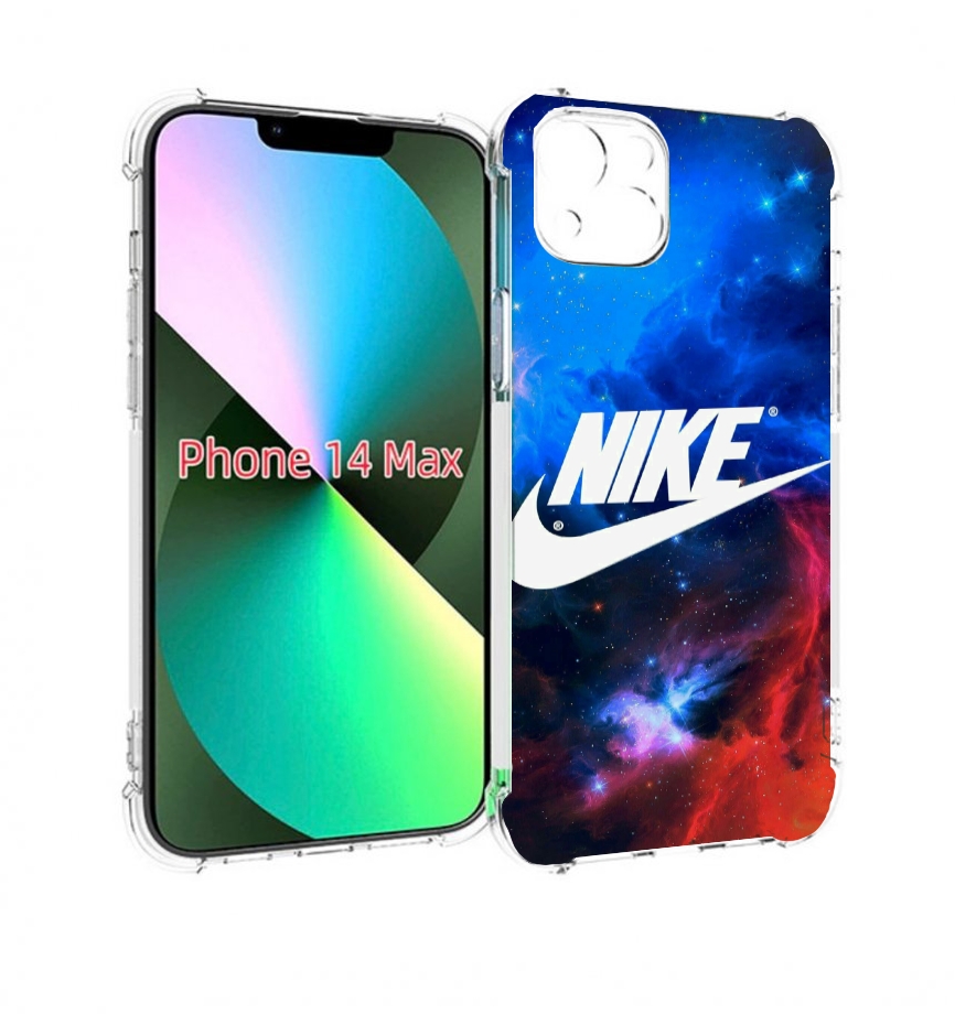 

Чехол MyPads найк в космосе для iPhone 14 Plus (6.7), Прозрачный, Tocco