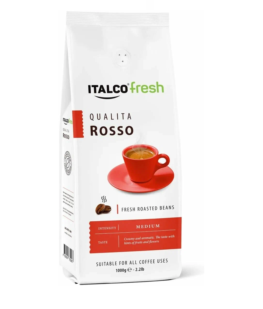 Кофе в зернах Italco Qualita Rosso, 1000 г