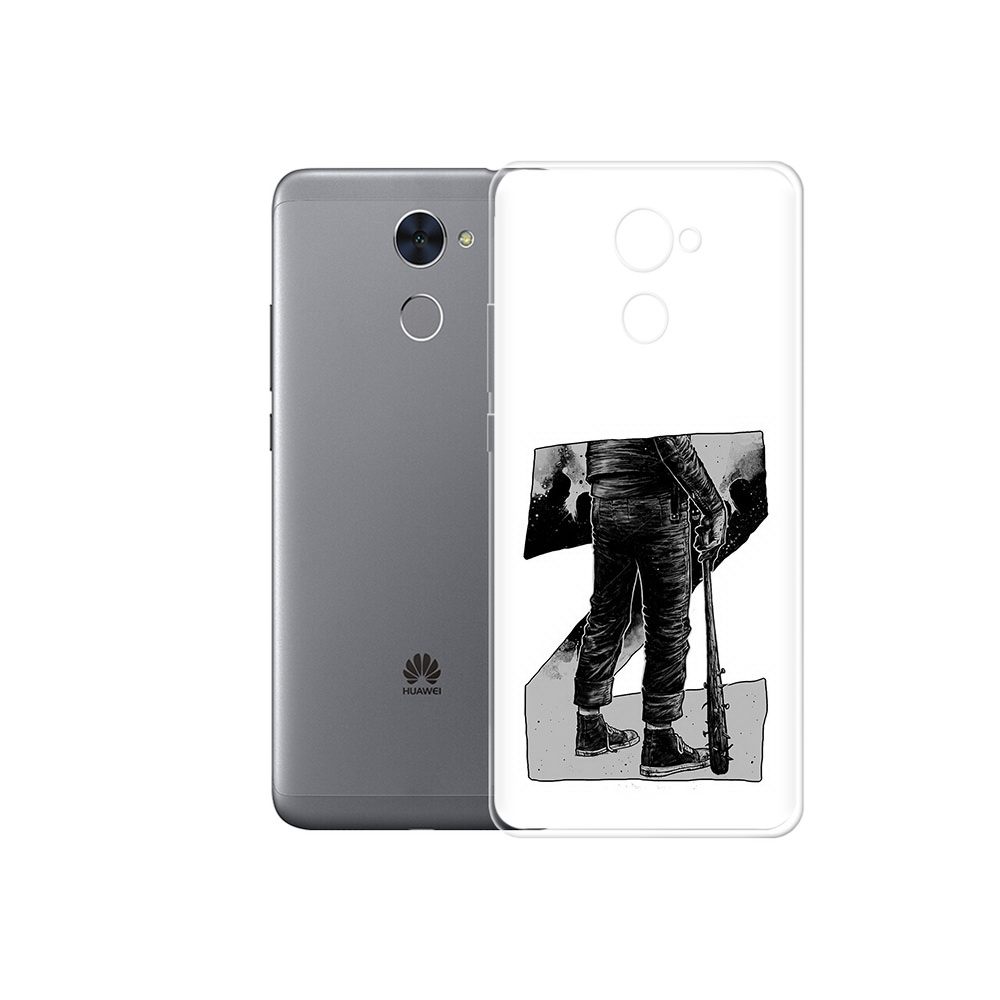 

Чехол MyPads Tocco для Huawei Enjoy 7 Plus воин черно белый (PT74186.70.265), Tocco
