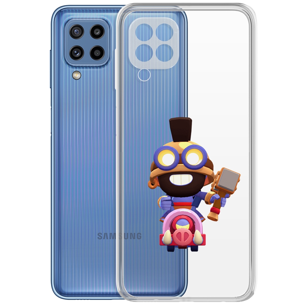 

Чехол-накладка Brawl Stars-Карл Всадник на кабане для Samsung Galaxy M32 (M325)