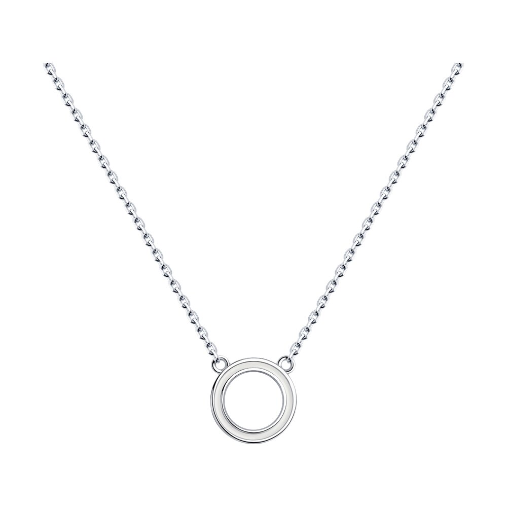

Колье из серебра с эмалью 40-45 см SOKOLOV 94070658, 94070658