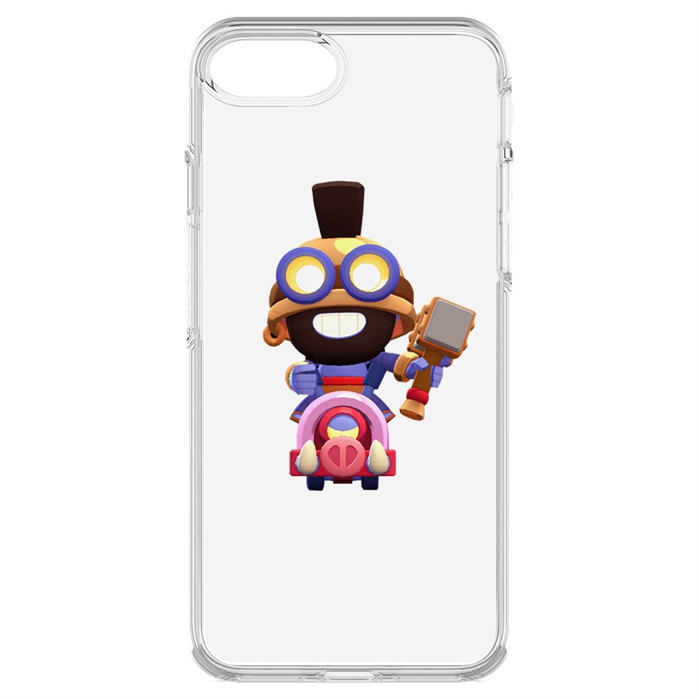 

Чехол-накладка Brawl Stars-Карл Всадник на кабане для iPhone 7/8/SE