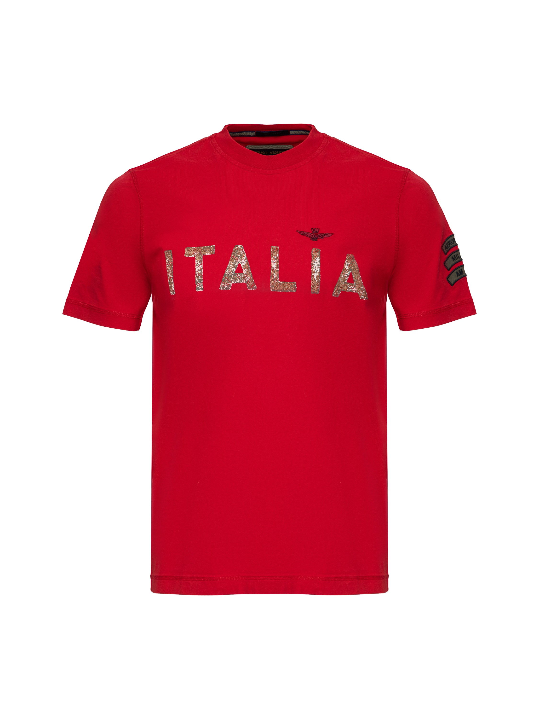 

Футболка мужская Aeronautica Militare TS2069J596 красная XL, Красный, TS2069J596