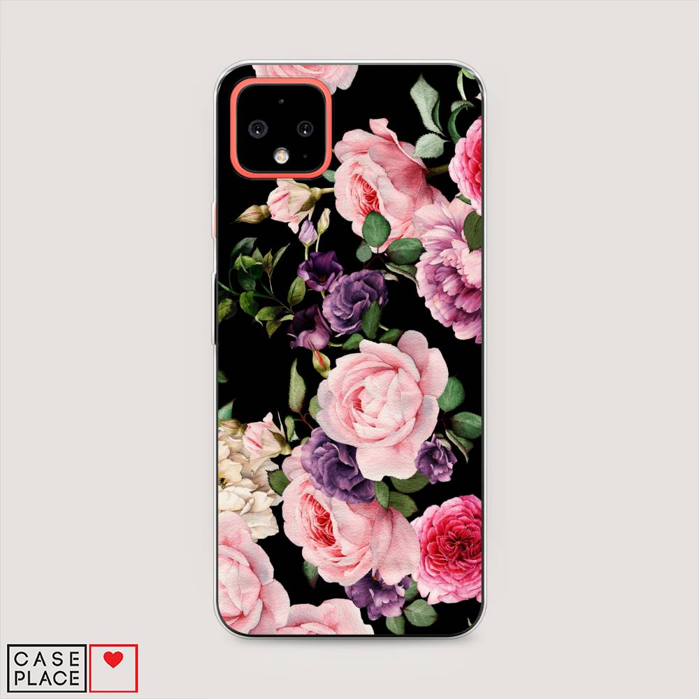 

Чехол Awog на Google Pixel 4 XL "Пионы на черном", Разноцветный, 270550-8