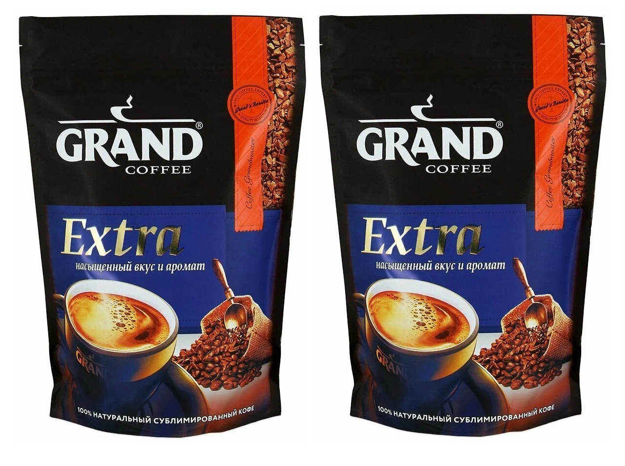 Кофе растворимый Grand Extra 475 г 2 шт 680₽