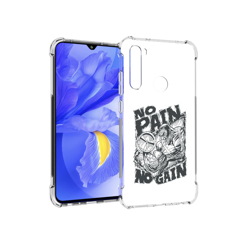 

Чехол MyPads Tocco для Xiaomi Redmi Note 8T бодибилдинг тяжелая работа (PT140720.278.238), Прозрачный, Tocco