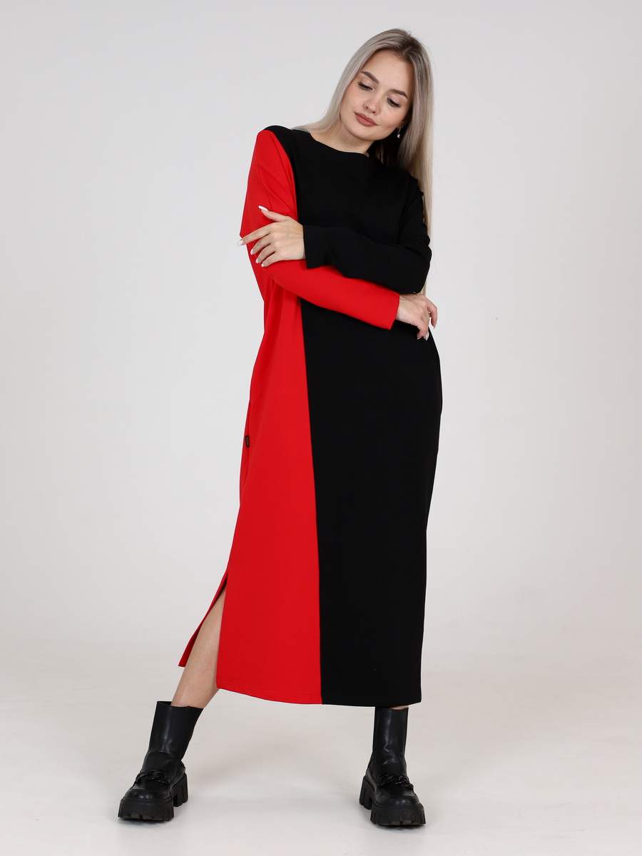 

Платье женское Elenatex П-160 красное 60 RU, Красный, П-160