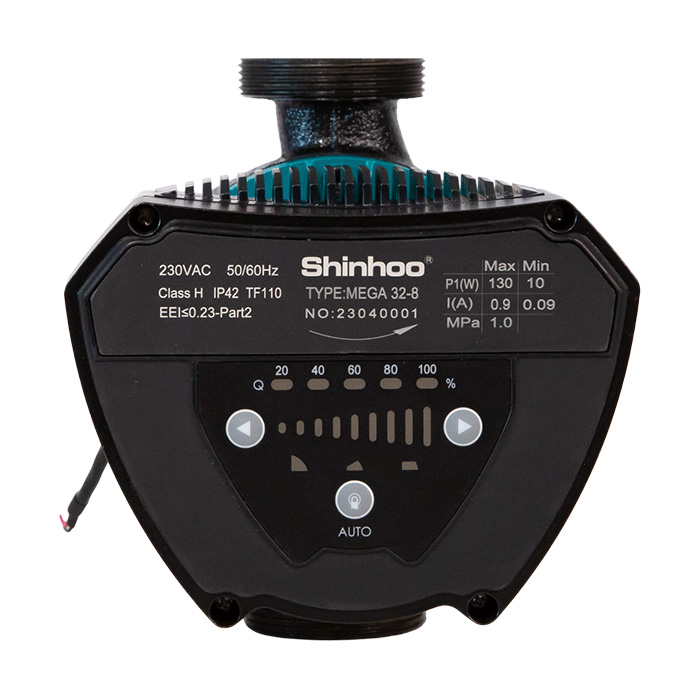 Насос циркуляционный Shinhoo MEGA 32-12 180мм 10-185Вт 1x230В 50Гц с гайками 4965000₽