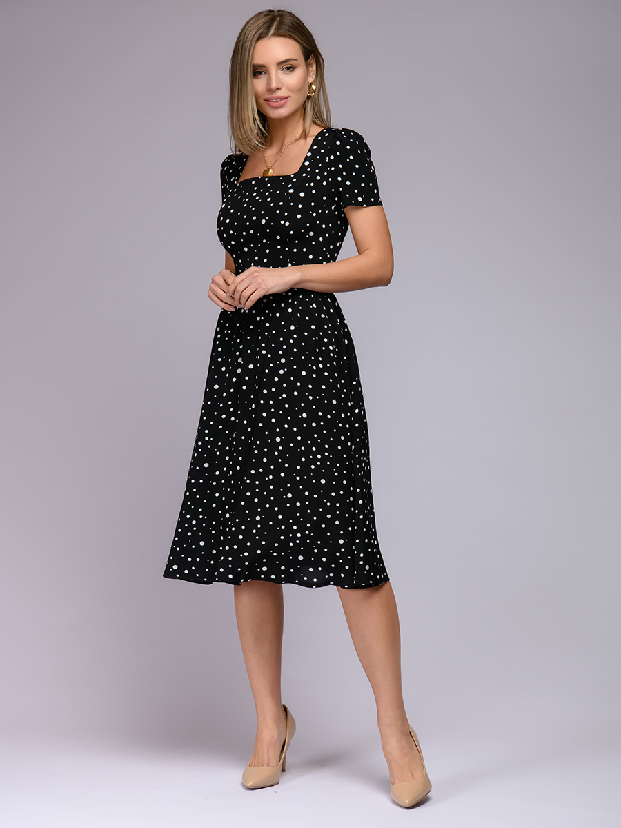 

Платье женское 1001dress 0122001-02222BK черное 54-56 RU, 0122001-02222