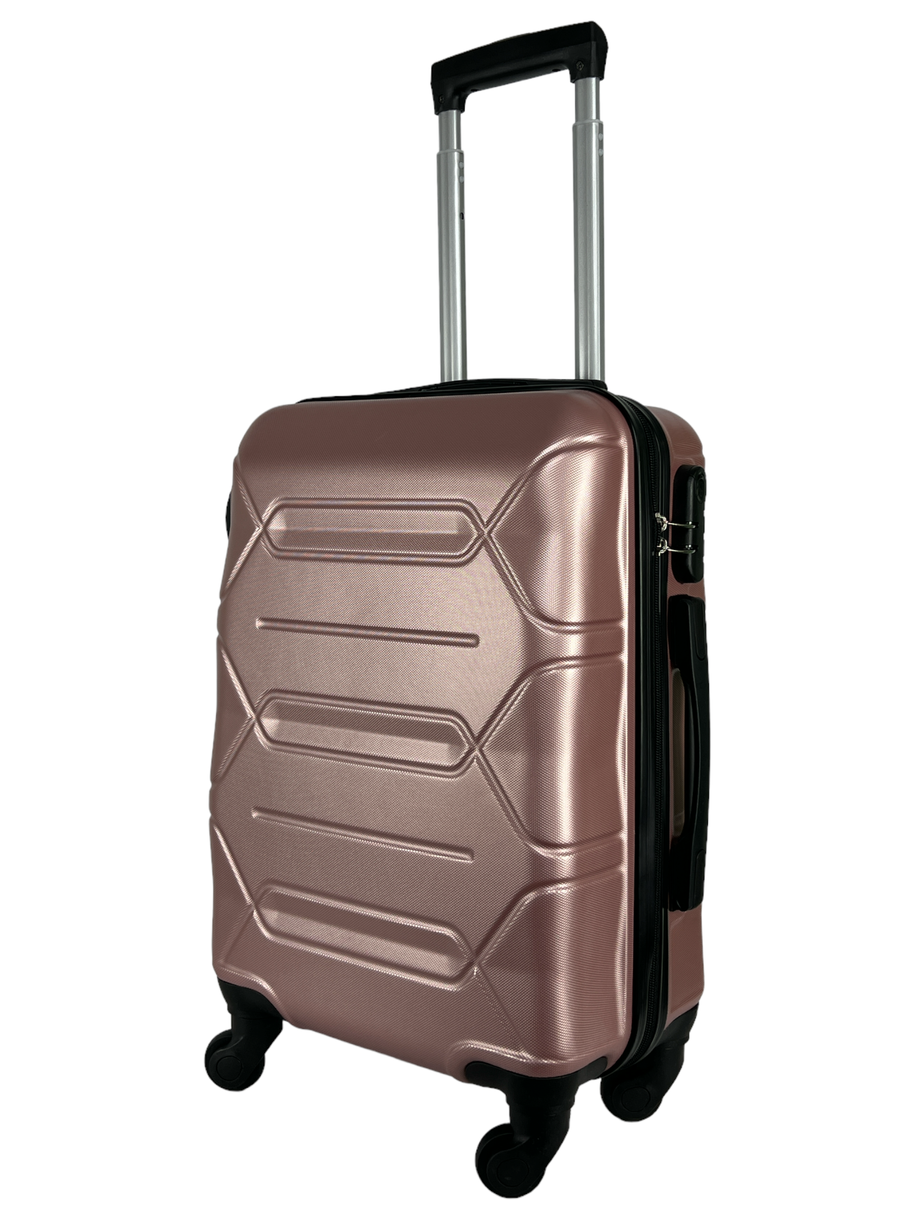

Чемодан унисекс PalmBag ABS- розовое золото, Золотистый, ABS-S+