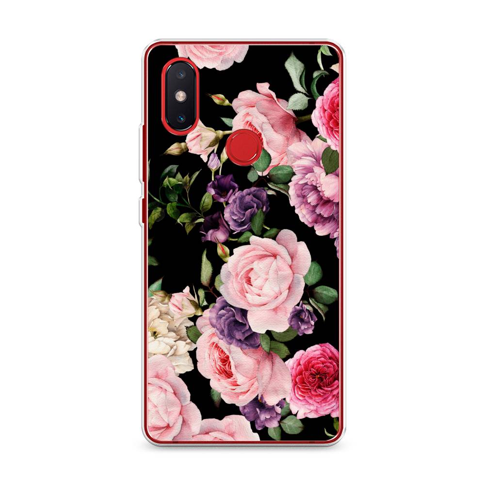 

Чехол Awog на Xiaomi Mi 8 SE "Пионы на черном", Разноцветный, 33750-8