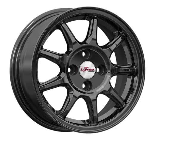 

Автодиски Ifree Эвил R14x5.5 4X98 Et35 Cb58.5 Black jack iFree арт. 824300