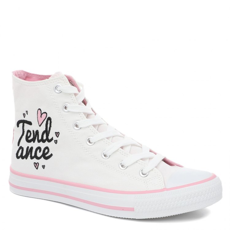 фото Кеды женские tendance victor embroidery mid белые 36 eu