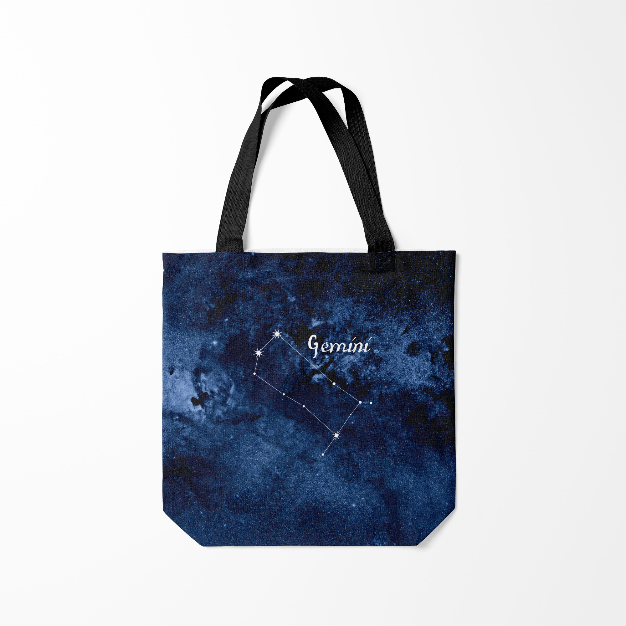 

Сумка шoппер унисекс Burnettie Близнецы Gemini, синий, Разноцветный, Близнецы Gemini