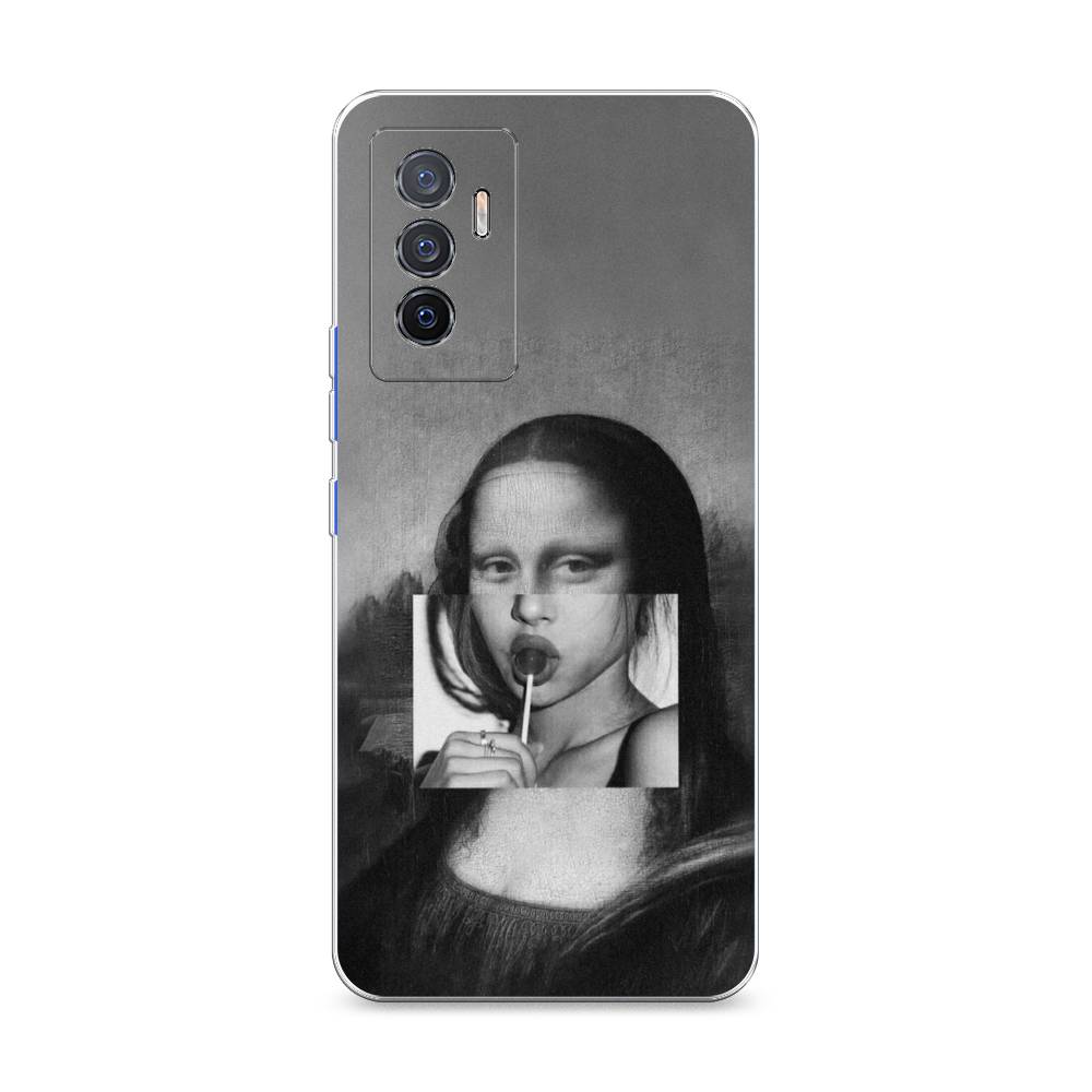 

Чехол Awog на Vivo V23e/Y75 4G "Mona Lisa sucking lollipop", Разноцветный, 267050-9