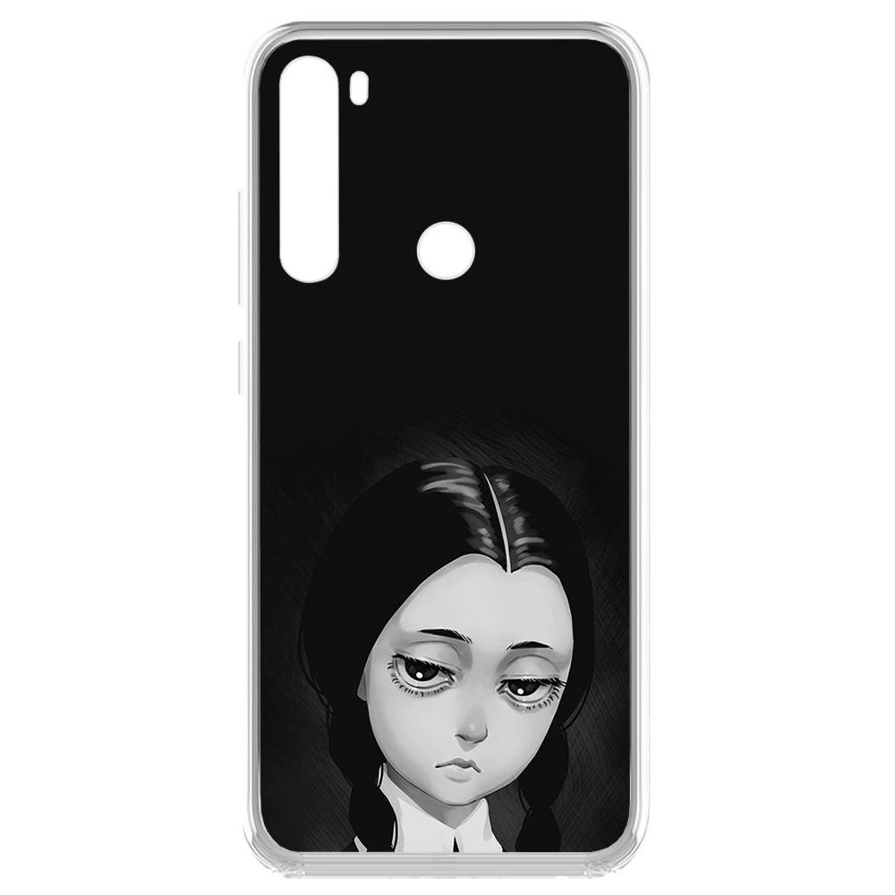 

Чехол-накладка Уэнсдей Аддамс - Рисованная Уэнсдей для Xiaomi Redmi Note 8