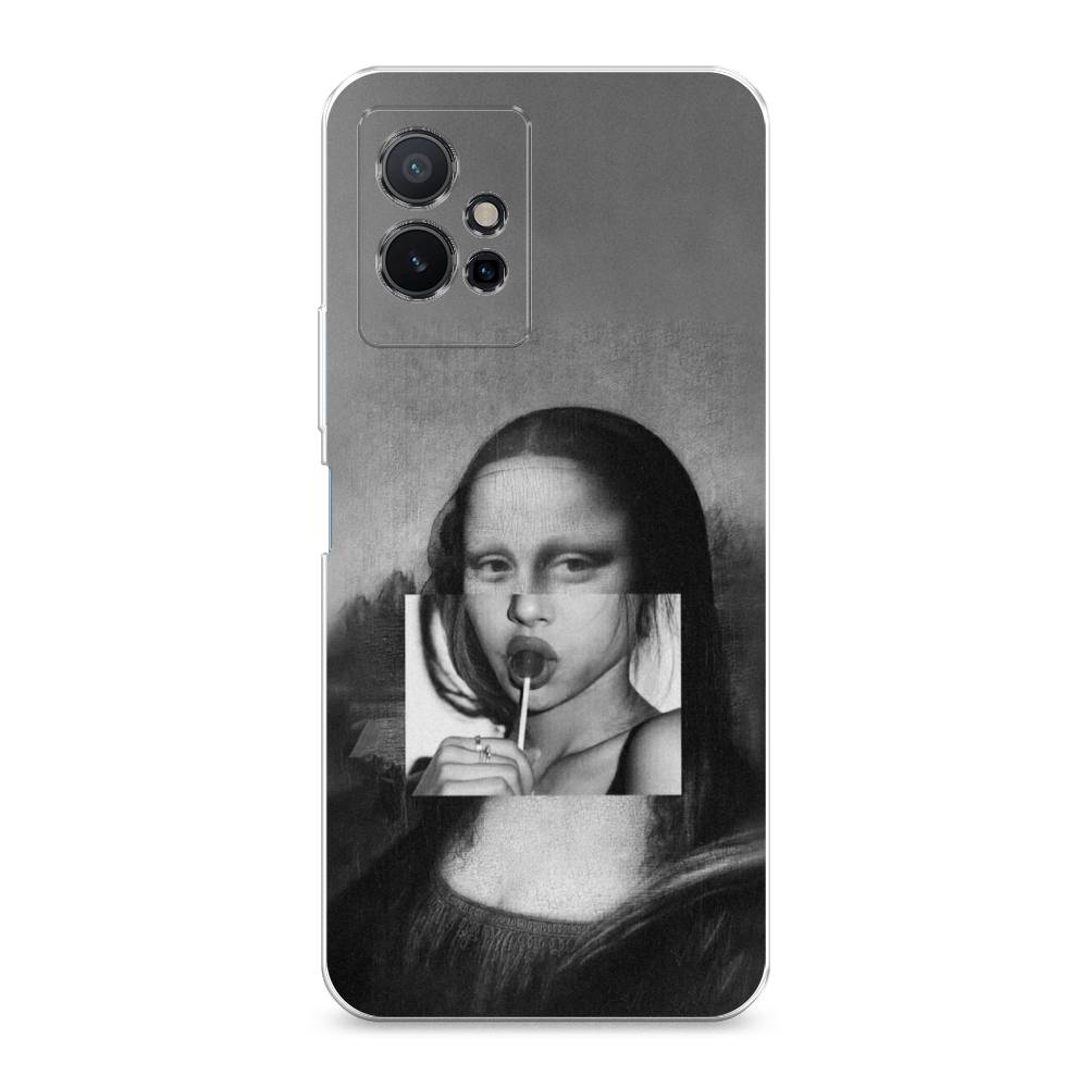 

Чехол Awog на Vivo Y75 5G "Mona Lisa sucking lollipop", Разноцветный, 266250-9