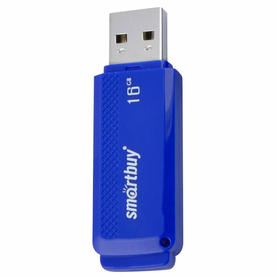 

Флешка Smartbuy Dock Blue 16 ГБ синий (SB16GBDK-B), Dock Blue