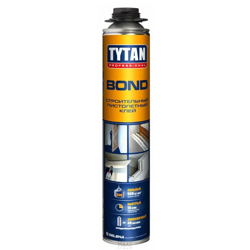 

Пена-клей строительный многоцелевой TYTAN Professional GUN 750г, Серый