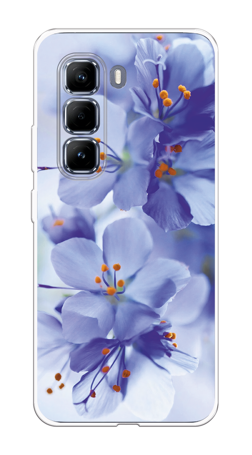 

Чехол на Infinix Hot 50 Pro "Фиолетовые цветки", Фиолетовый;синий, 3106950-1