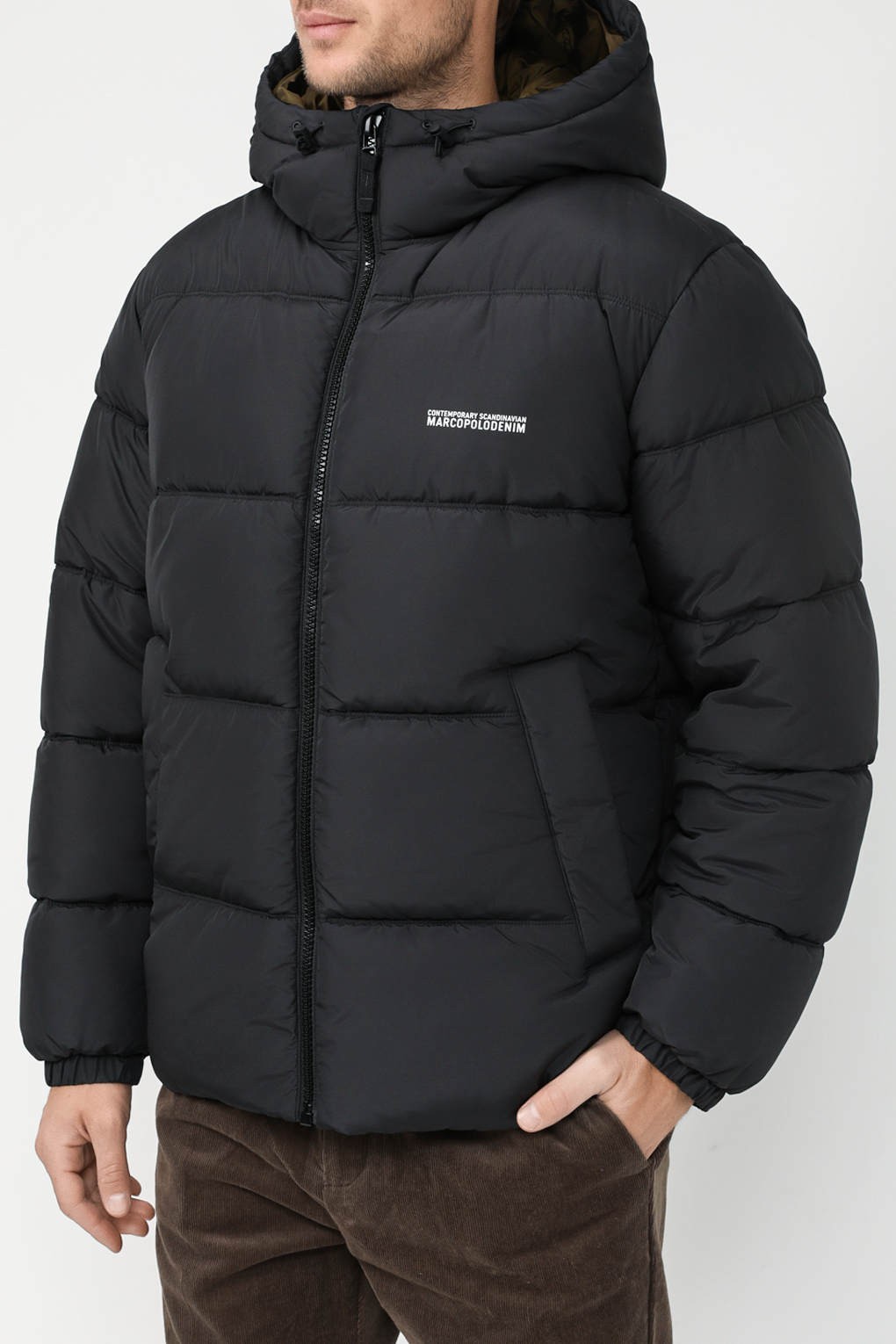 

Куртка мужская Marc O'Polo Denim 369091070184 черная 2XL, Черный, 369091070184