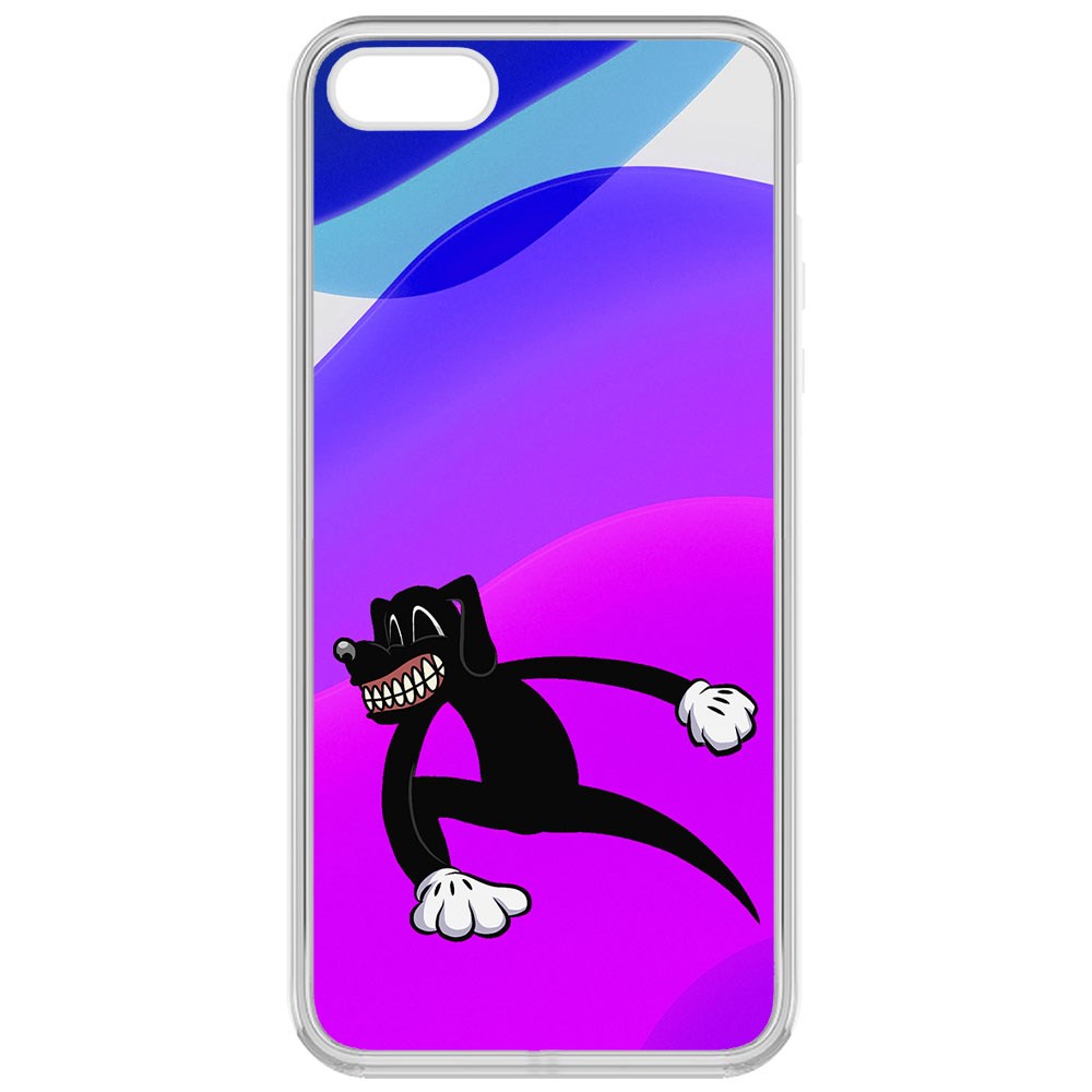 

Чехол-накладка Krutoff Clear Case Хаги Ваги - Картун Дог для iPhone 5, Прозрачный