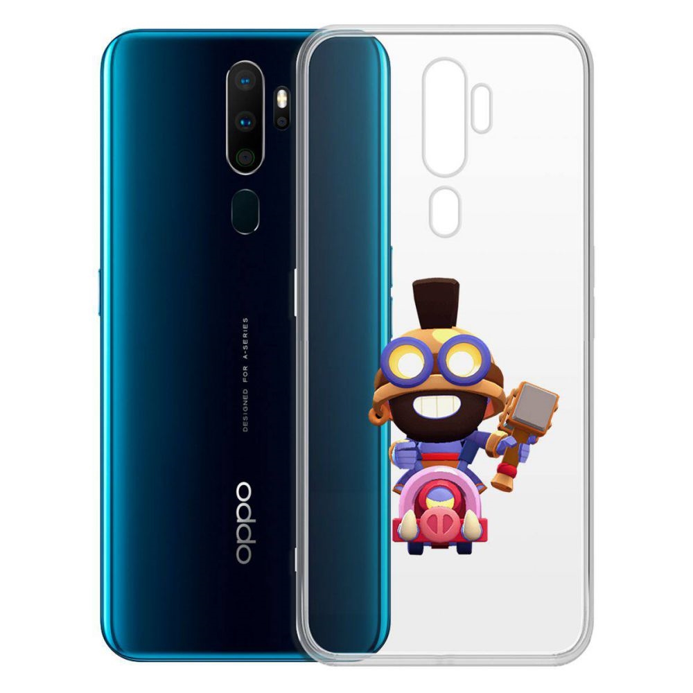 

Чехол-накладка Brawl Stars-Карл Всадник на кабане для Oppo A5 (2020)/A9 (2020)