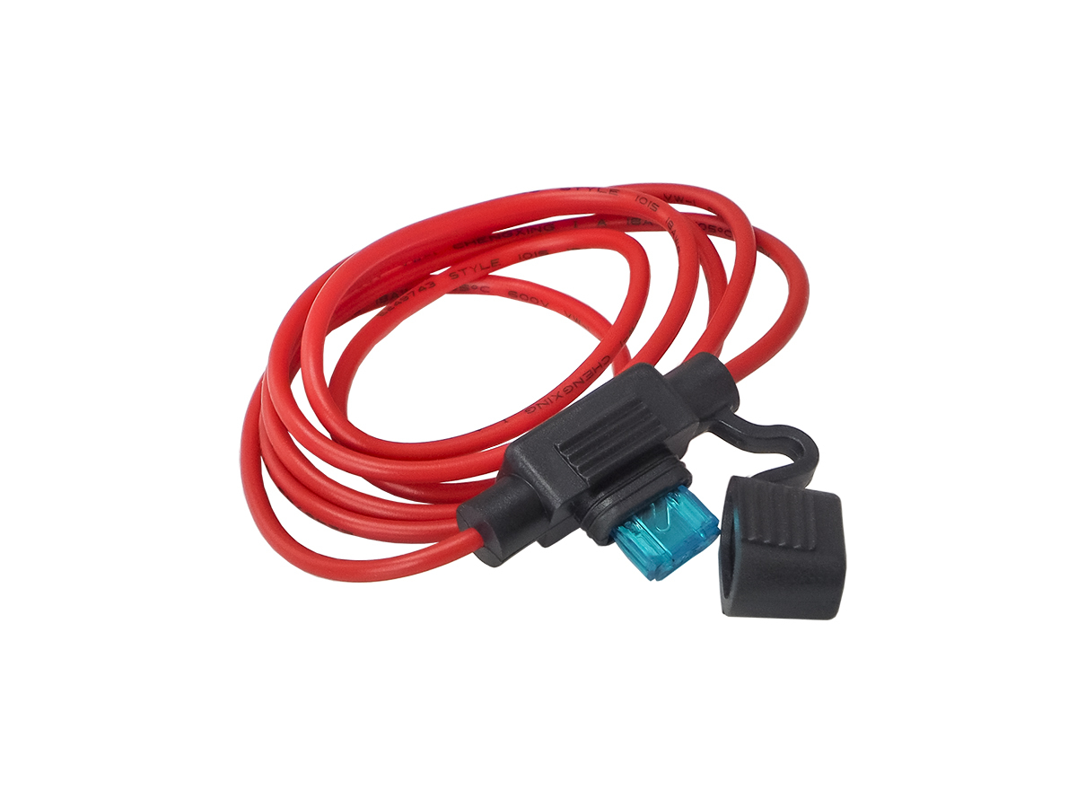 

Держатель предохранителя miniATC, 15A, кабель 0,75mm2, 1м, AurA FHT-1075, FHT-1075
