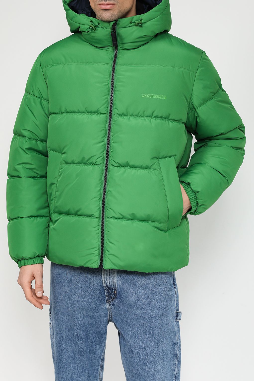 

Куртка мужская Marc O'Polo Denim 369091070184 зеленая L, Зеленый, 369091070184
