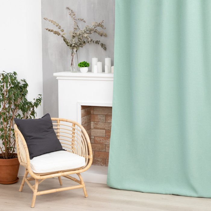 

Этель Структурная светло-зеленый, на шторной ленте, 145х265 см, Структурная светло-зеленый, на шторной ленте, 145х265 см