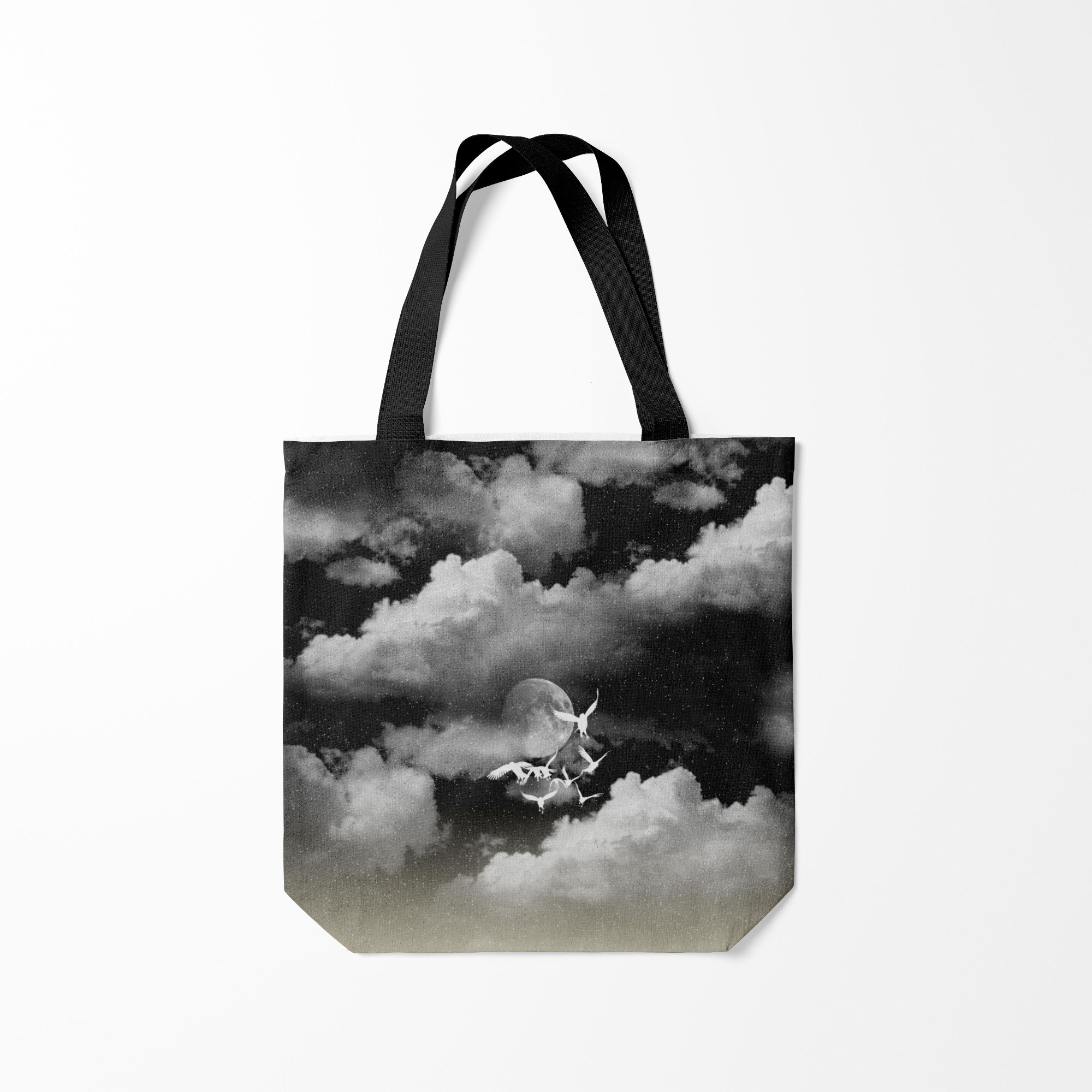 

Сумка шoппер унисекс Burnettie Cloudy Night, серый, Cloudy Night