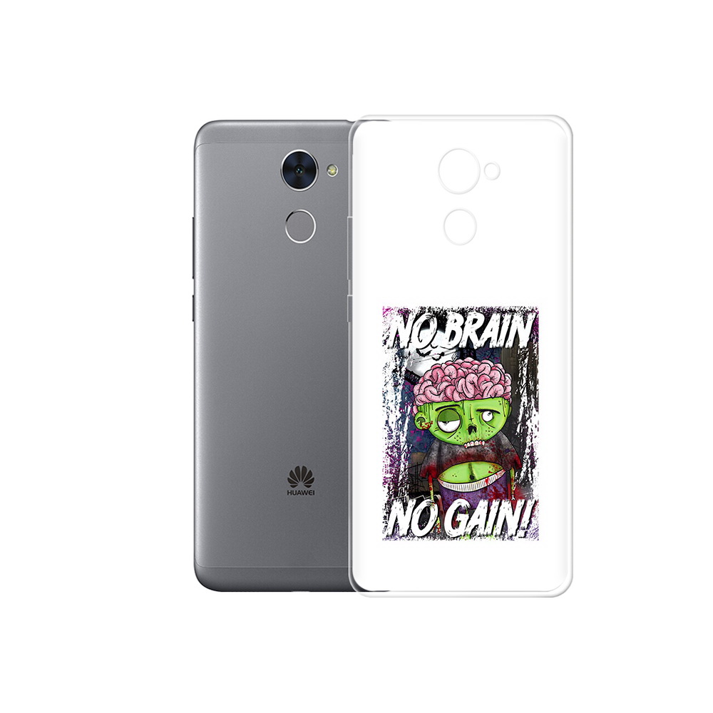 

Чехол MyPads Tocco для Huawei Enjoy 7 Plus глупый зомби (PT74186.70.289), Прозрачный, Tocco