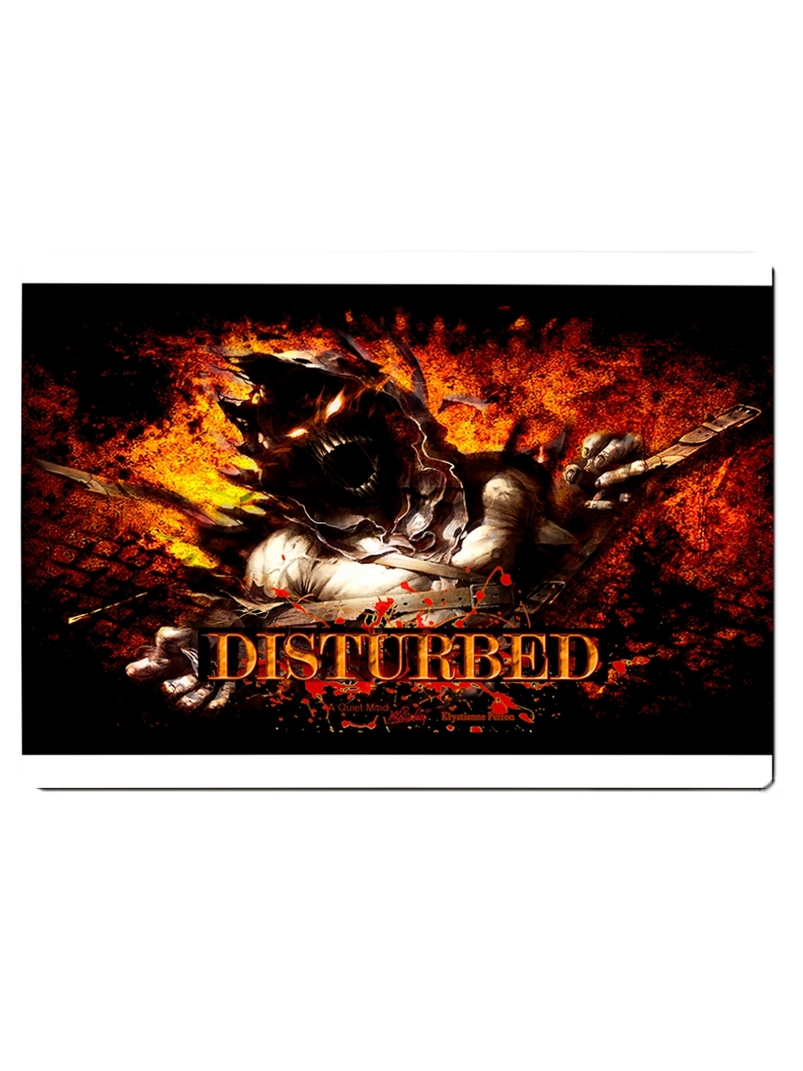 фото Коврик для мыши disturbed drabs