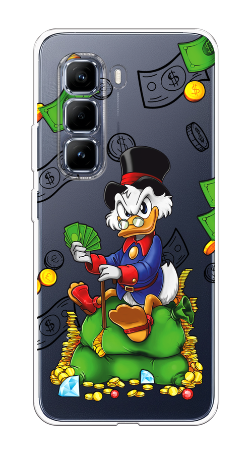 

Чехол на Infinix Hot 50 Pro "Scrooge Richness", Черный;синий;зеленый, 3106950-1