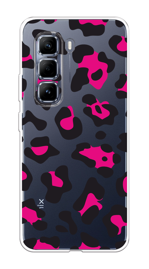 

Чехол на Infinix Hot 50 Pro "Pink cow spots", Черный;розовый, 3106950-1