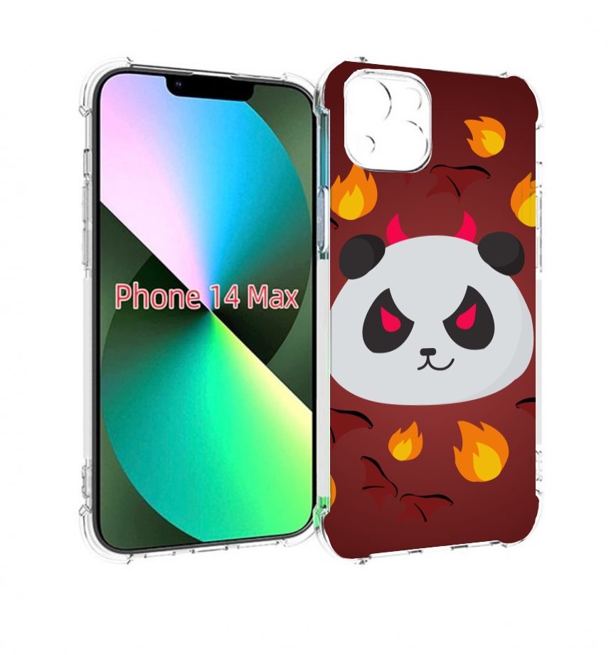 

Чехол MyPads огненная-панда для iPhone 14 Plus (6.7), Прозрачный, Tocco