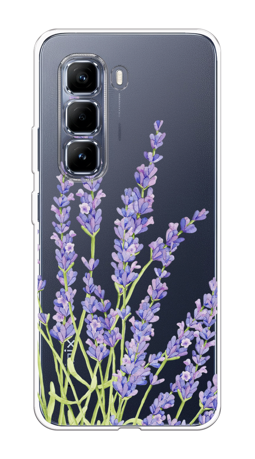 

Чехол на Infinix Hot 50 Pro "Лавандовые стебли", Фиолетовый;зеленый, 3106950-1