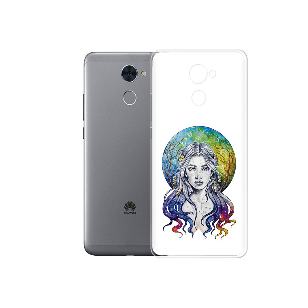 Чехол MyPads Tocco для Huawei Enjoy 7 Plus девушка с красивыми волосами (PT74186.70.313)