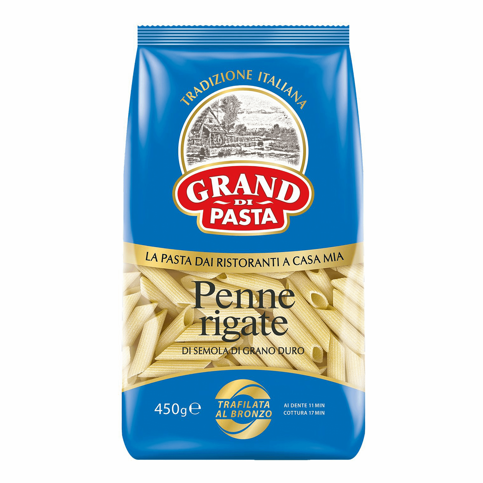 Макароны Grand di Pasta пенне ригате, 450 г