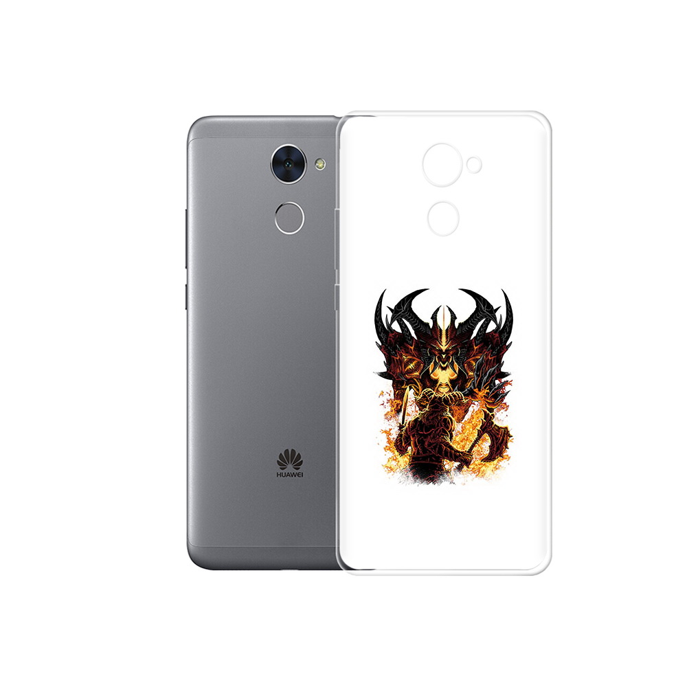 

Чехол MyPads Tocco для Huawei Enjoy 7 Plus демон shadow fiend (PT74186.70.318), Прозрачный, Tocco