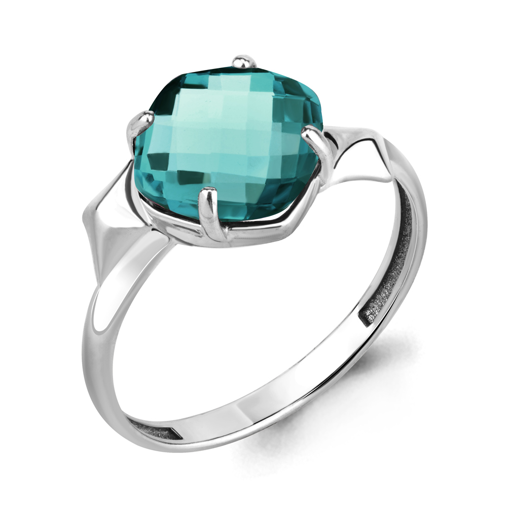 

Кольцо из серебра с турмалином р. , Aquamarine 6905988_925_р, 6905988_925_р