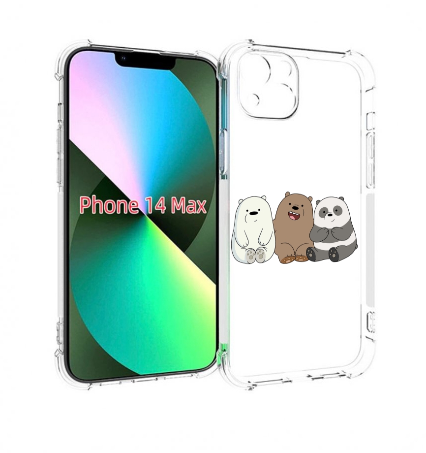 

Чехол MyPads панды детский для iPhone 14 Plus (6.7), Прозрачный, Tocco